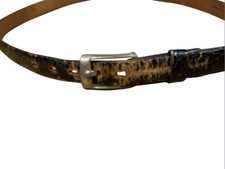 1950s Men  s Black Millers Skinny Belt size 34