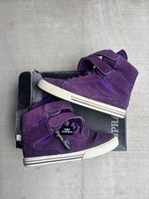 Sneakers Supra TK Society viola scamosciate taglia US 9 EU 42,5 uomo