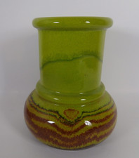 ""Hutschenreuther Vase Renee Neue Space Age Fat Lava grün braun Keramik 70er