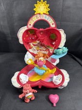 CARE BEARS Care-A-Lot Playset NEAR COMPLETE 1983 Carrying Case Vintage Kenner