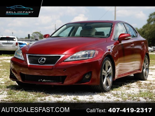 2012 Lexus IS250 4DR SEDAN RWD