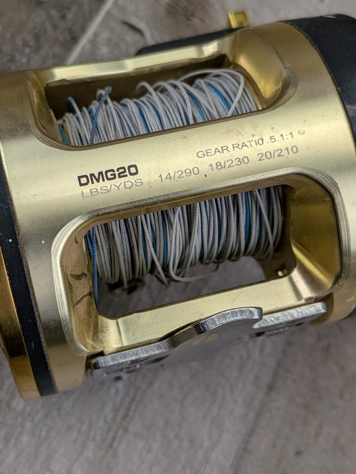 Nice Pre-Owned CABELA'S DEPTH MASTER GOLD DMG-20 Line Counter Trolling ...