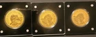 3 Pure Gold Fantasy Issue Coin Collection US Gold Rush C. Bechtler Half Eagle