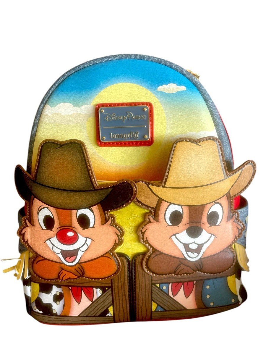 Disney Backpack Loungefly Chip and Dale Cowboys Disneyland