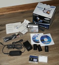SAMSUNG SC-D353 DIGITAL CAMCORDER VIDEO CAMERA W/ BOX  MANUALS EXTRAS