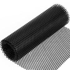 Plastic Chicken Wire Fencing 12'' x 10ft Black Chicken Wire Mesh Fence Poultr...