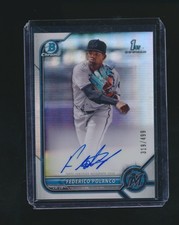 FEDERICO POLANCO 2022 BOWMAN CHROME 1ST REFRACTOR RC AUTO 319/499 #CPA-FP