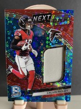 2019 Panini Spectra - Next Era Calvin Ridley #NE-9 Neon Blue Prizm /99 (MEM)