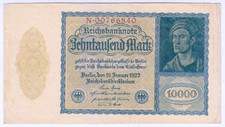 1922 Germany 10000 Mark 00766840 Reichsbanknote Paper Money Banknotes