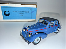 C.C.C. 1:43 Collection Claude Chite F126 Amilcar Compound Berline 1938 MIB