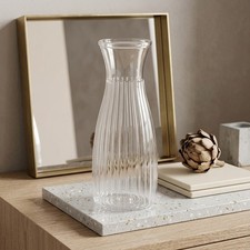 Transparent Flower Pot Clear Garden Decor Contemporary Design Easy Maintenance