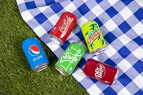 5 Pack Beer Can Covers That Look Like Soda Hide Your Can Silicone Sleeve 