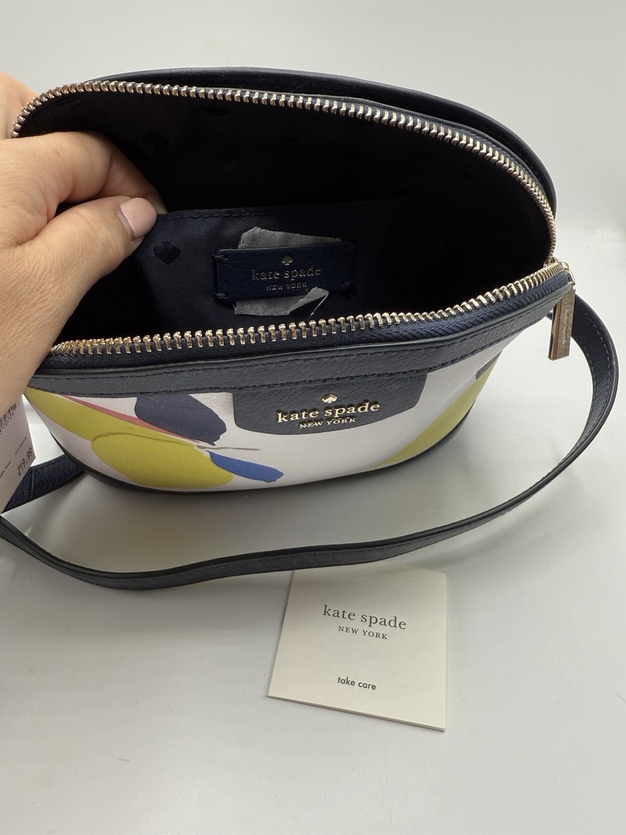 Kate Spade New York Sylvia Lemon Zest XL Dome Crossbody Bag NWT 