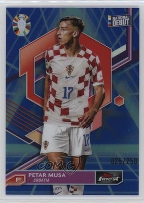 2023 Topps Finest Road to UEFA Euro 2024 25/250 Petar Musa #15 0c6