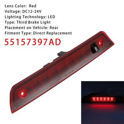 LED Third 3rd Brake Light 55157397AD Für Jeep Grand Cherokee 2005-2010 Red R2