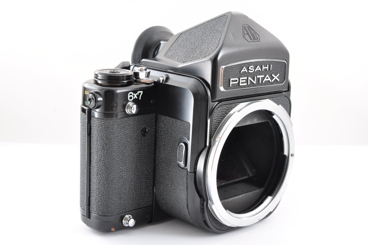 Pentax 6x7 67 Mirror up MUP Eye Level Film Camera From JAPAN Near