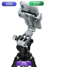 LEOFOTO PS-2 Cell Phone Holder Stand 1/4" Screw Arca Compatible Silver