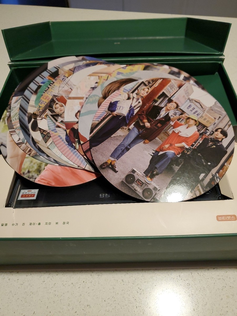 BTS 2021 Season's Greetings Memorabilia Box Stickers, Pictures,etc