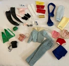 Vintage 1960's Barbie Accessory Telephone, Purses, Clothes, Bath And Scuba Lot