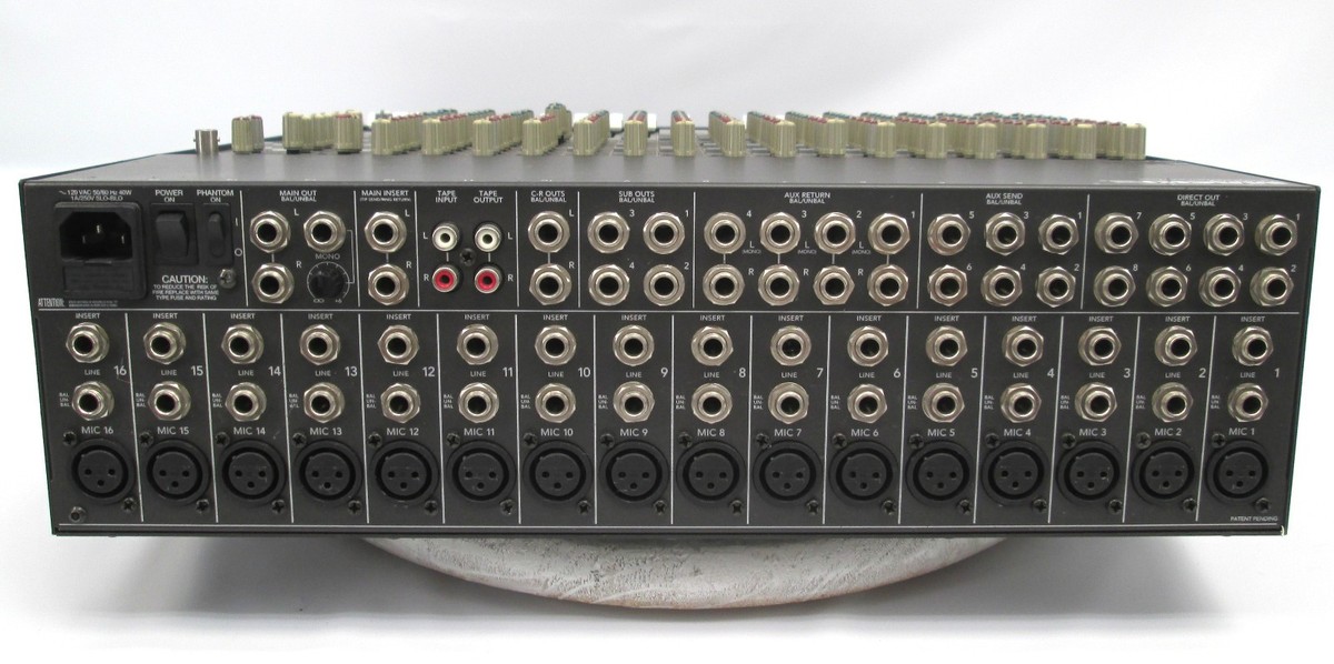 as Is Mackie Cr1604 VLZ 16 Channel Line Mixer for sale online | eBay