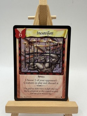 Harry Potter Trading Card Game Wizards 2001 93/116 Incarcifors Spell