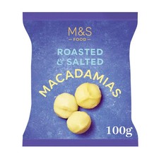 M&S Roasted & Salted Macadamia Nuts, 100g
