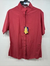 New Women’s Royal Highness Pink Designed Long Sleeve Button Up Size 40 DD-93