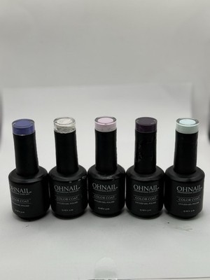 Set Of 5 OHNAIL UV/LED Gel Polish Color Coat