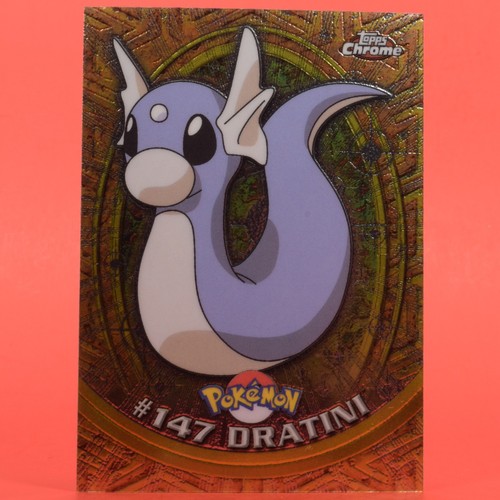 Topps Pokémon English TV Card Chrome Series 2 #147 Dratini Holo Foil