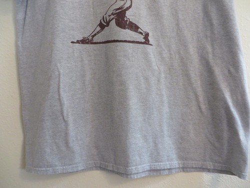 EUC Rare Vintage Anvil Gray Dr. Pepper Slugger Baseball S/S T-Shirt - Size XL - Picture 3 of 6