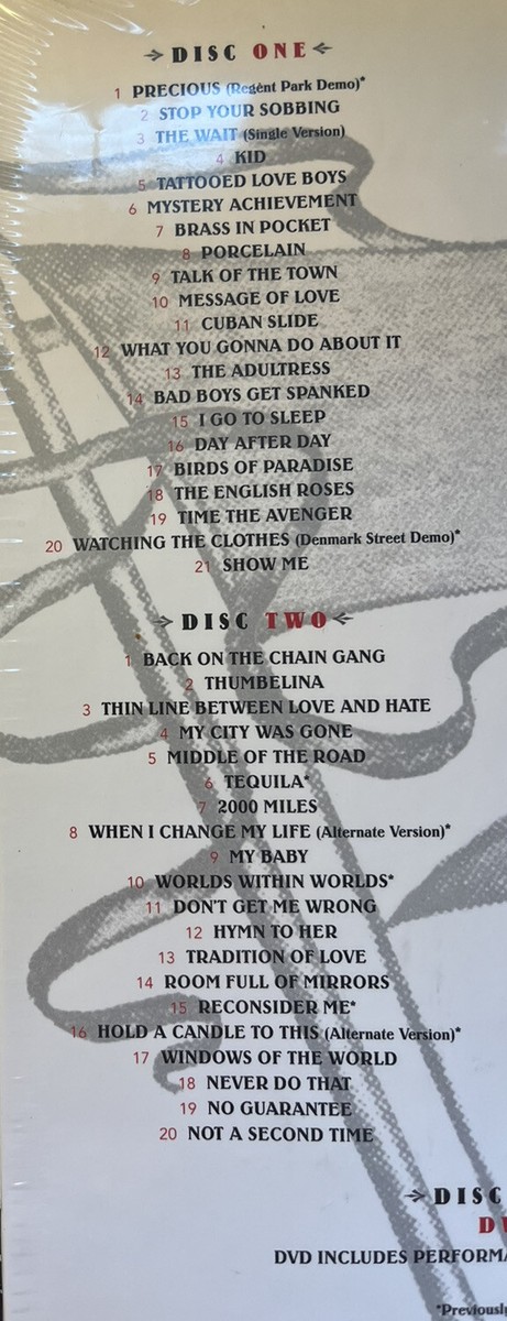 The Pretenders - Pirate Radio- 4CD 1 DVD Box Set- 1979-2005. Brand