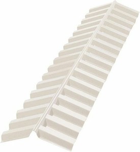 Palram plastic works clear - 4' suntuf ridge cap flashing (763552301901)