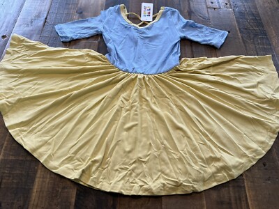 Dot Dot Smile size 5/6 girls color block Ballerina twirl dress new