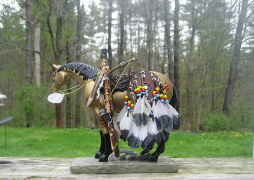 Trail of Painted Ponies-Gorgeous -Horse + Sun Catcher " Medicine Horse" Retired - Picture 15 of 21
