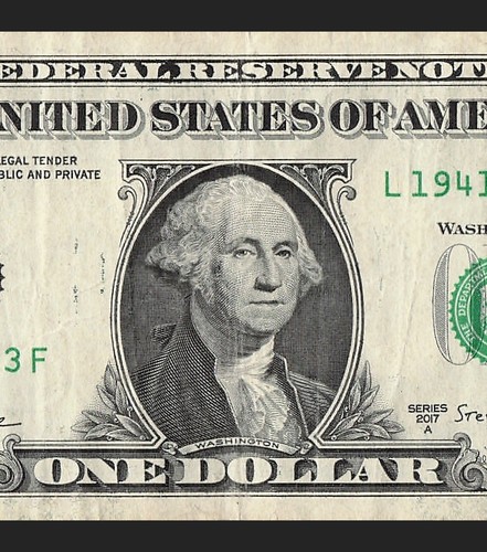 1941 2023 Tombstone Fancy Serial Number One Dollar Bill Double Date Note - Picture 5 of 11