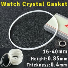 Watch Glass Gasket Seal Ring Inner 16-40mm 0.4mm Front Watch Crystal Lens I-Ring