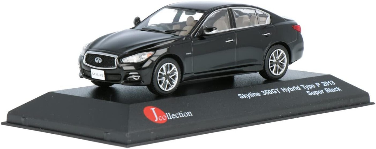 スカイライン350GTミニカー NISSAN SKYLINE 350GT HYBRID TYPE P 2013 SUPER BLACK