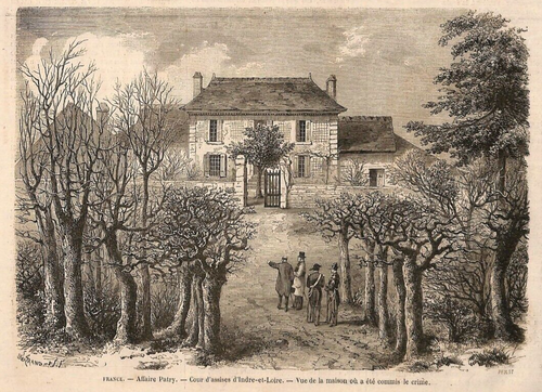 SAINT-AVERTIN ( 37 ) " LA HOUSSAYE " MAISON PATRY / GRAVURE ENGRAVING 1869 - 第 1/1 張圖片