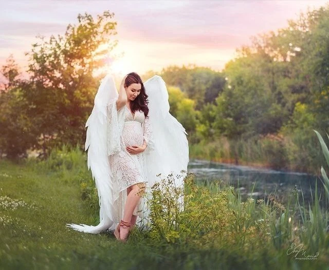 Крылья ангела большой костюм косплей взрослых фея платье моды Хэллоуин Рождество - Изображение 2 из 4