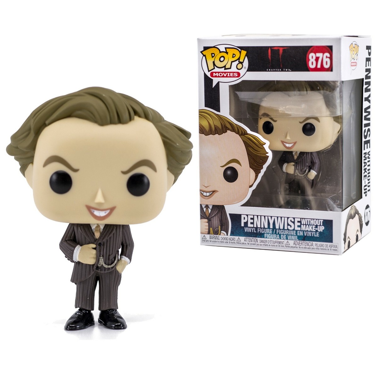 IT Chapter 2 Pennywise Without Make-up Funko Pop #876 Movies