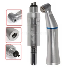 Dental Slow Low Speed Handpiece Push Contra Angle NSK Style Air Motor 4Holes USA