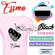 Chrome Black Heat Transfer Vinyl Laser HTV T-Shirt 20" Wide Iron On /Heat Press