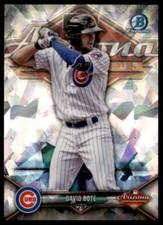 David Bote Card 2018 Bowman Chrome '17 AFL Fall Stars Atomic Refractors #AFLDB 