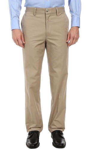 dockers new beige mens size 31x32 flat front khakis chinos pants