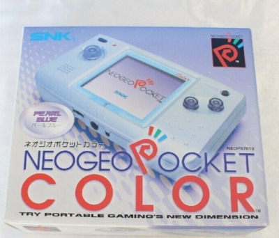 SNK Neo Geo Neogeo Pocket Color Pearl Blue Console w&frasl;Box | eBay