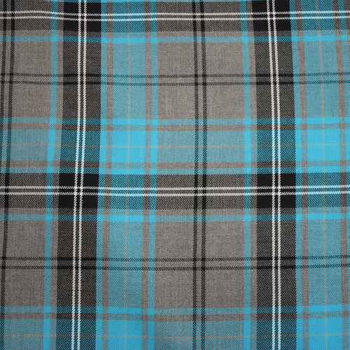 CAMISA DE VESTIR DE TELA POLIVISCOSA A CUADROS TARTÁN AZUL POLIVISCOSA MODA NAVIDAD - Imagen 9 de 13
