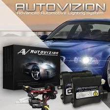 AutoVizion Xenon Lights HID Conversion Kit H11 6000K Diamond Bulbs Headlight Fog