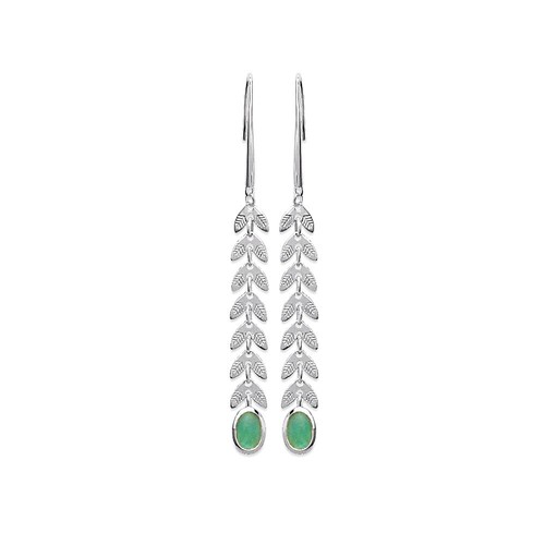Boucles D'oreilles Crochets Argent 925 Rhodié – Forme Cœurs, Neuves Avec étiquettes