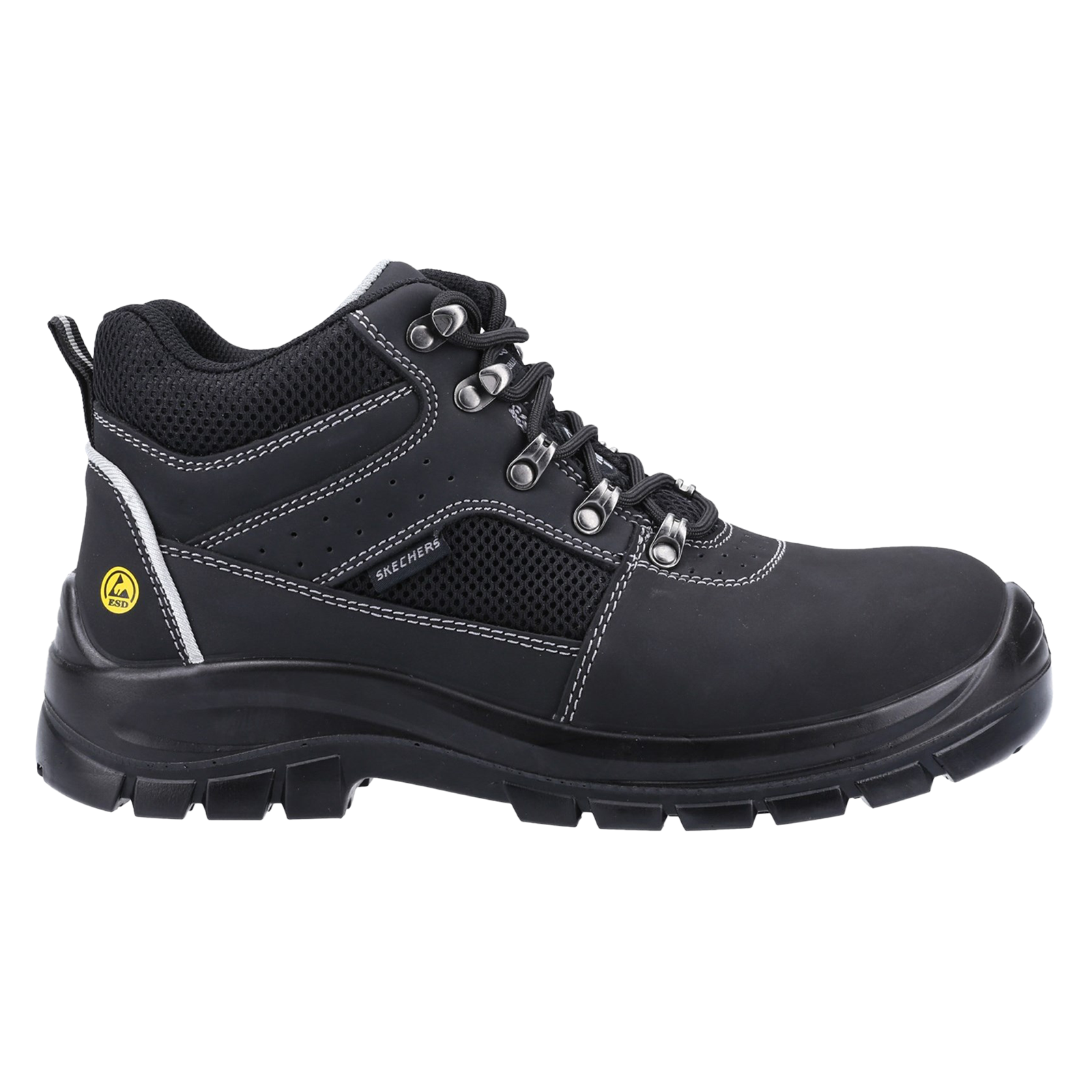 Skechers Trophus Letic Boots Safety Mens Lace BLK Black 200002EC eBay