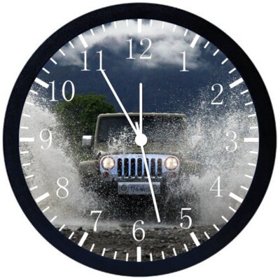 Wrangler Wall Clock 12'' Large Personalized option adding names E182
